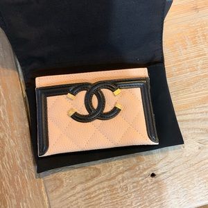 Authentic Chanel card case